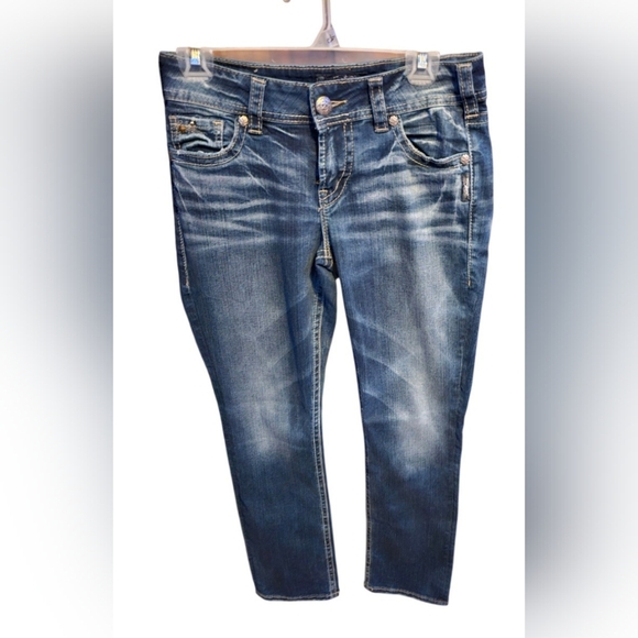 Silver Jeans Women's Suki Mid Straight Waist 27 Length 30 Worn Once - Picture 1 of 6